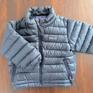 Patagonia Baby Down Sweater, Navy, Size 12-18 months (runs big)